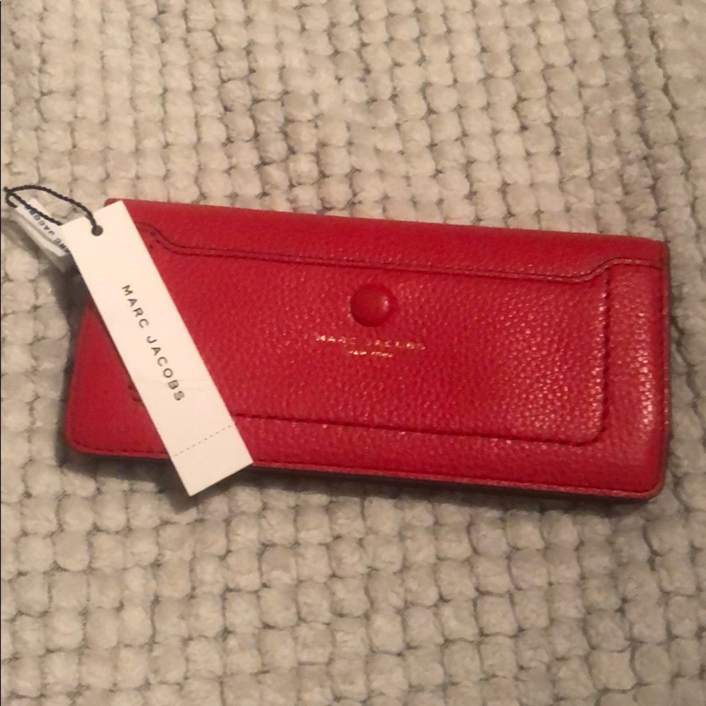 NWT Marc Jacobs red wallet